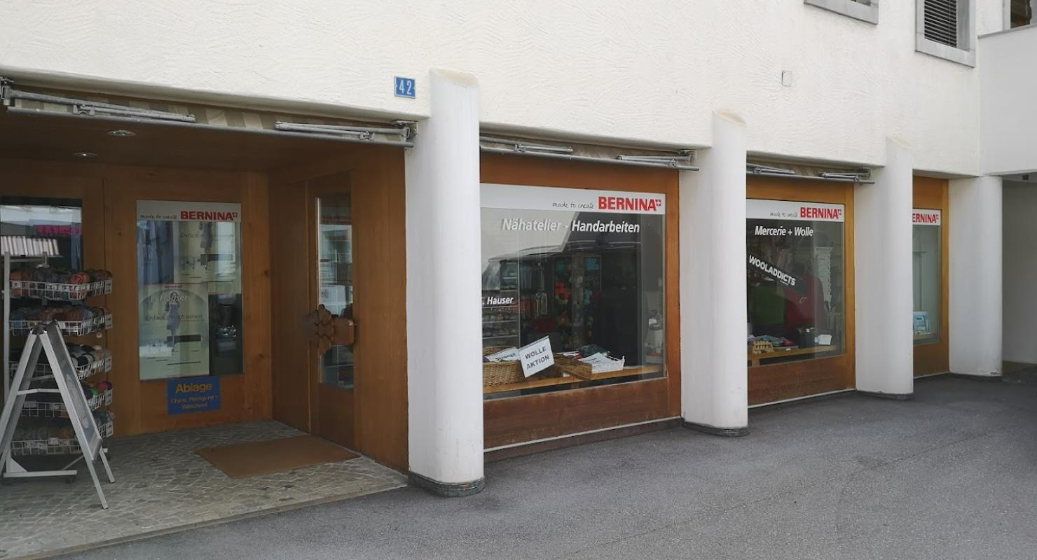 E. Hauser, Näh- Center, Wolle, Thusis - Upcycled Fashion in Grisons