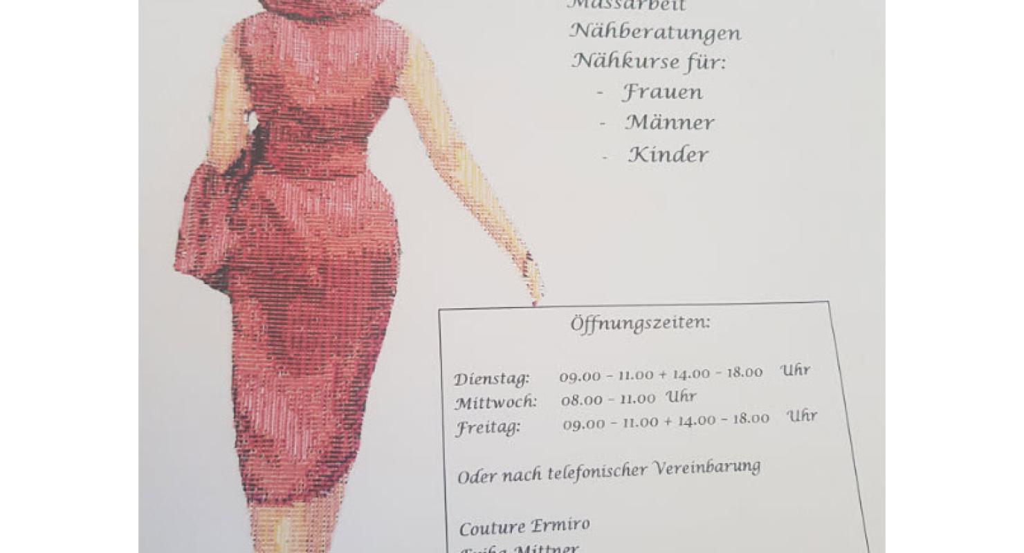 Schneiderei Couture Ermiro - Upcycling-Mode in Aargau