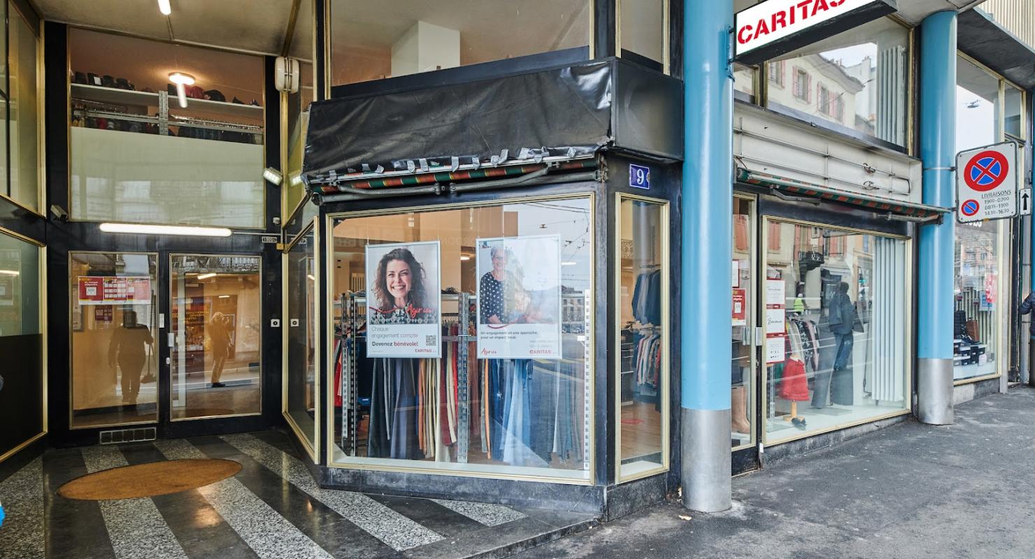 Boutique de seconde main - Caritas Vaud - Second-hand Clothing in Vaud