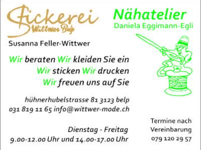 Wittwer Mode GmbH - Réparation & retouche à Berne