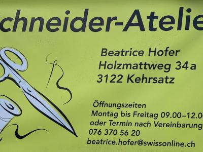 Schneider-Atelier Beatrice Hofer - Mode upcyclée à Berne