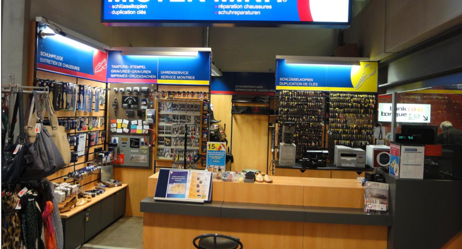 MISTER MINIT Biel, EKZ Centre Bahnhof - Vêtements de seconde main in Berne